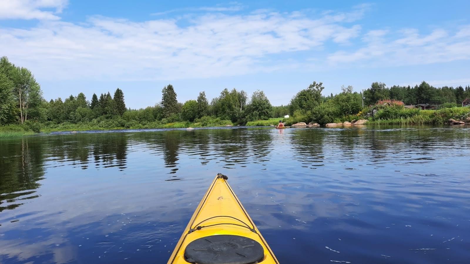 Melontaa Pirttikoskella Pyhäjoella.