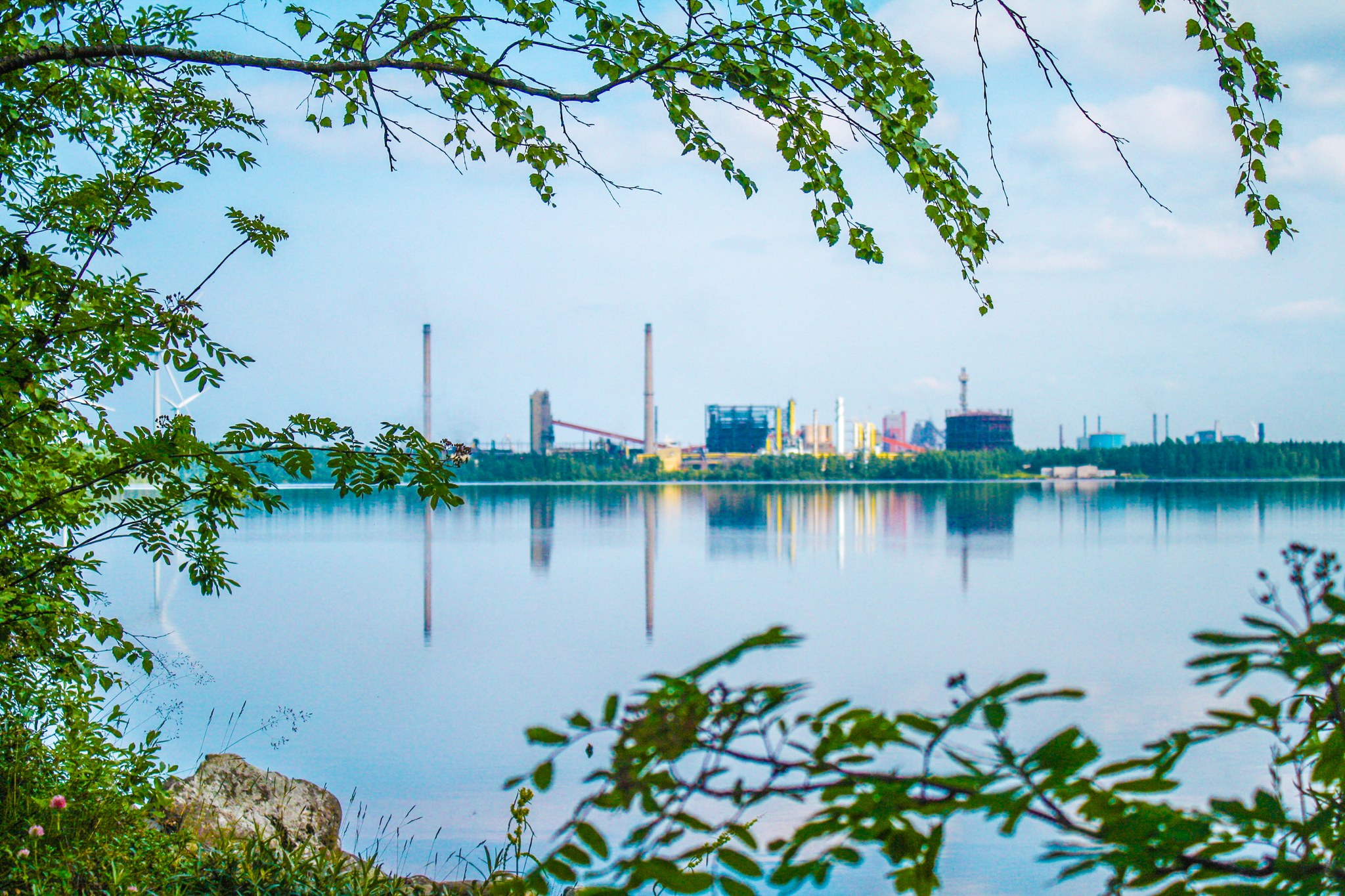 SSAB factory by the sea in Raahe.