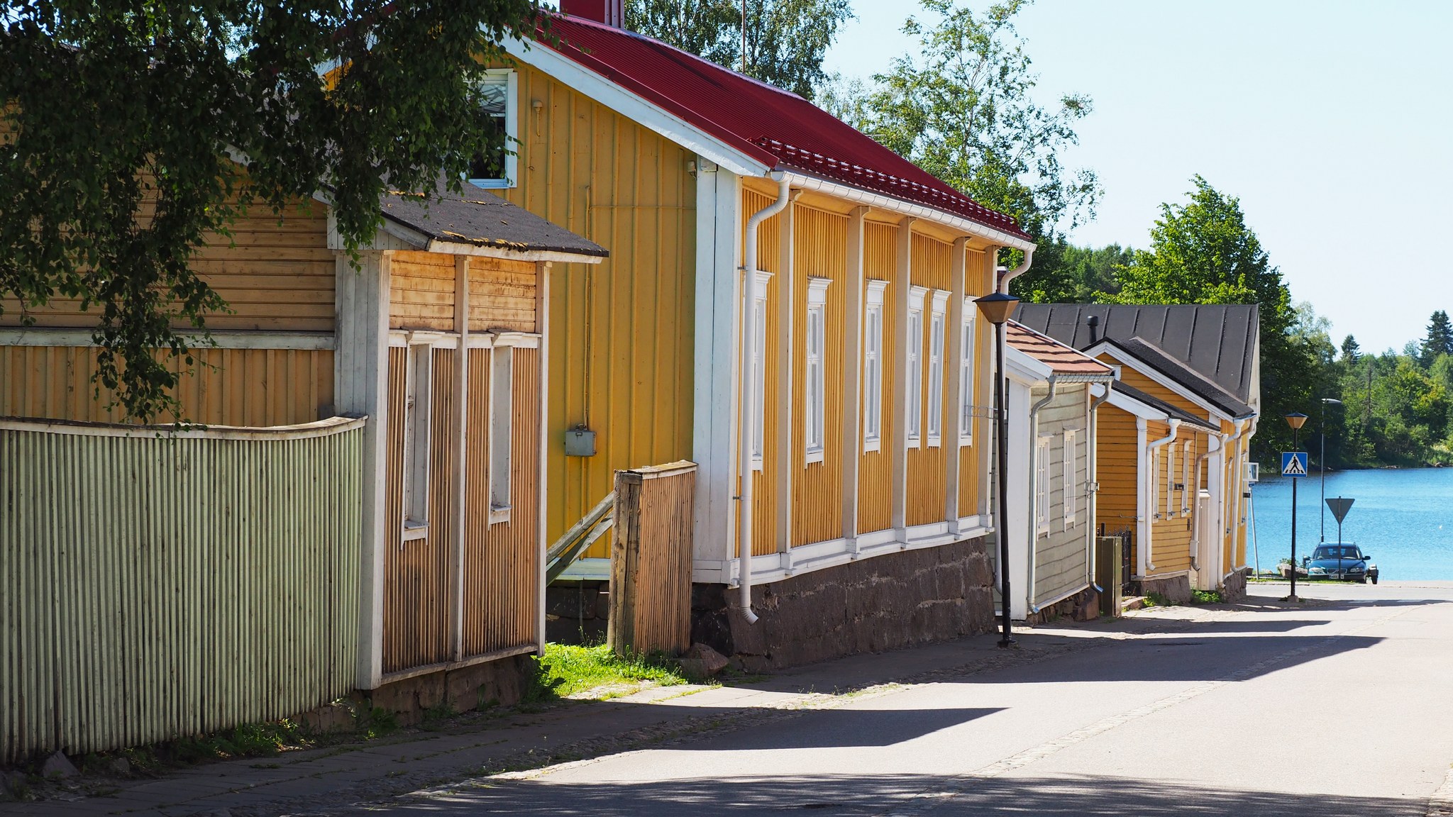 Kesäinen kuva Wanhasta Raahesta.