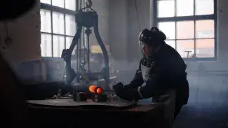 Bronze Casting Demonstration at Raahe Taitopaja