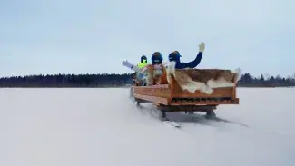 Sleigh ride to Raahe archipelago